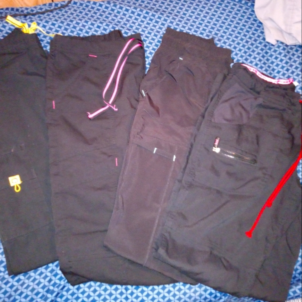 Black Scrub pants